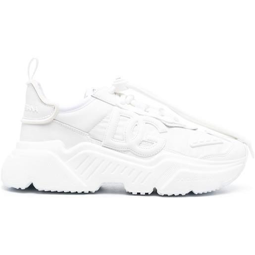 Dolce & Gabbana sneakers daymaster in pelle - bianco