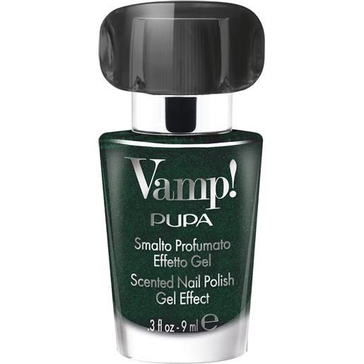 Pupa vamp!Smalto profumato effetto gel smalto effetto gel 315 magical woodland-fragranza nera