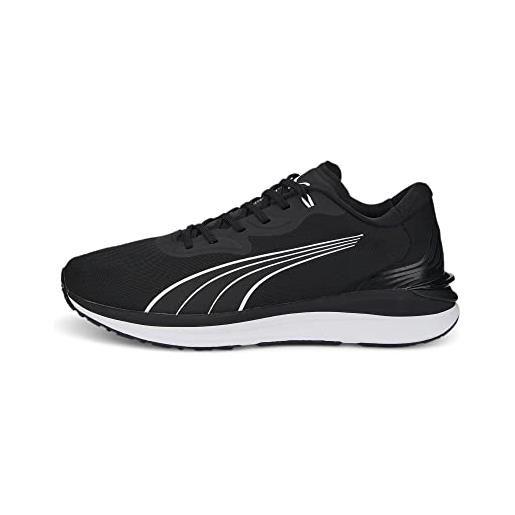 PUMA electrify nitro 2, scarpe da corsa uomo, black white, 48.5 eu
