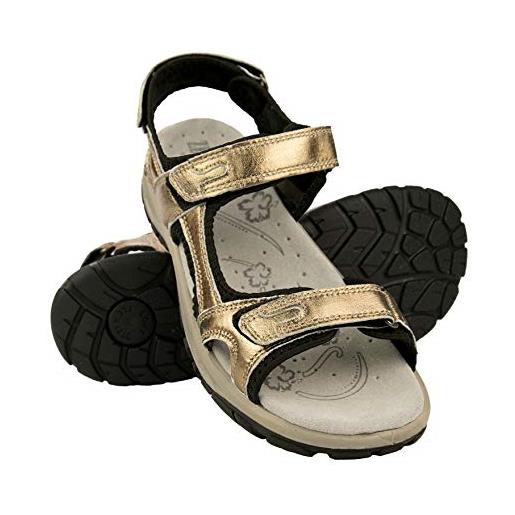 Zerimar sandali estivi in ​​pelle naturale | sandali da escursionismo sportive| sandali in pelle donna | calzature sportive da donna | sandali da donna | sandali da passeggio | colore beige taglia 40