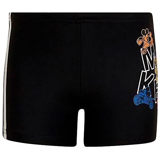 adidas mickey brief shorts, nero, 128 unisex-bambini