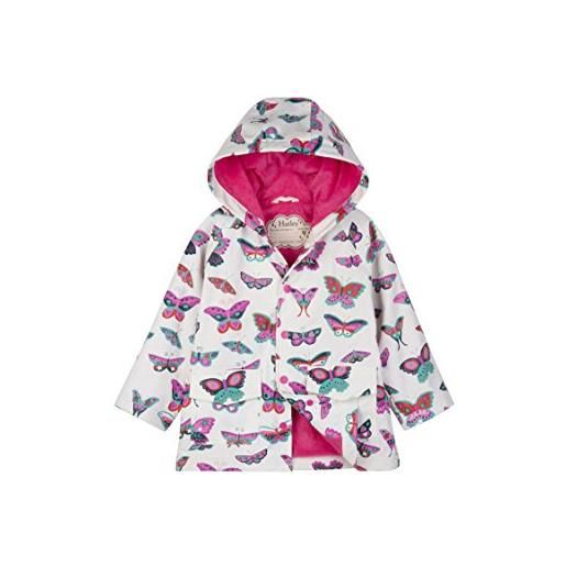 Hatley printed raincoat impermeabile, (groovy butterflies), (taglia produttore: 8) bambina