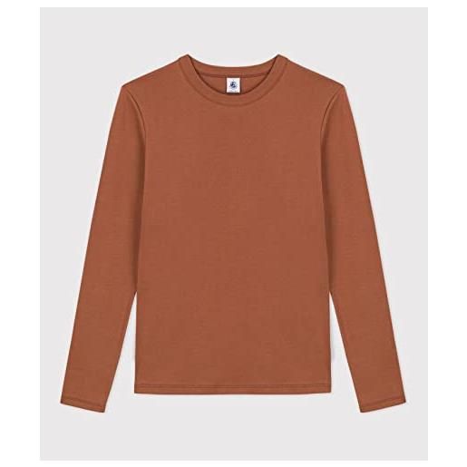 Petit Bateau a05y8, maglietta a maniche lunghe donna, rosso stop, xs
