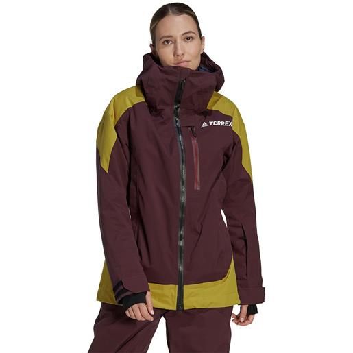 Adidas terrex myshelter sno2 layer insulated jacket rosso m donna