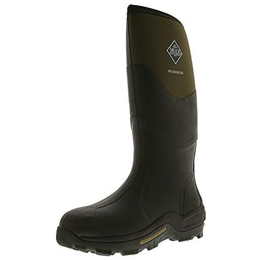 Muck Boots muckmaster high, stivali di gomma unisex-adulto, marrone (moss/moss), 43 eu