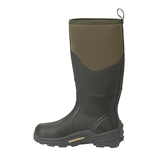 Muck Boots muckmaster high, stivali di gomma unisex-adulto, marrone (moss/moss), 47 eu