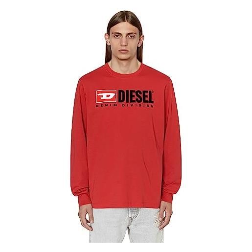 Diesel uomo t-just-ls-div t-shirt, 9xx-0aaxj, xxs