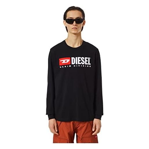 Diesel uomo t-just-ls-div t-shirt, 21i-0aaxj, xxl