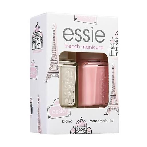 Essie french manicure tonalità blanc cofanetti smalto 13,5 ml + smalto 13,5 ml mademoiselle