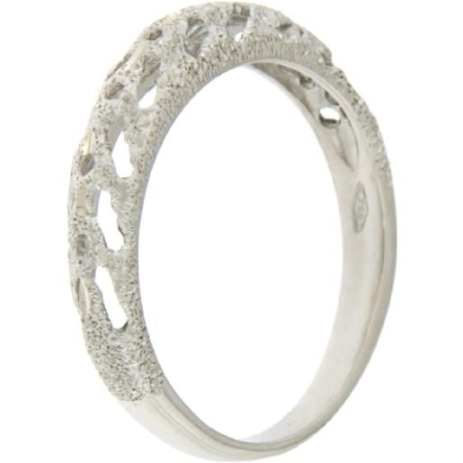 Gioielleria Lucchese Oro anello donna oro bianco gl100647
