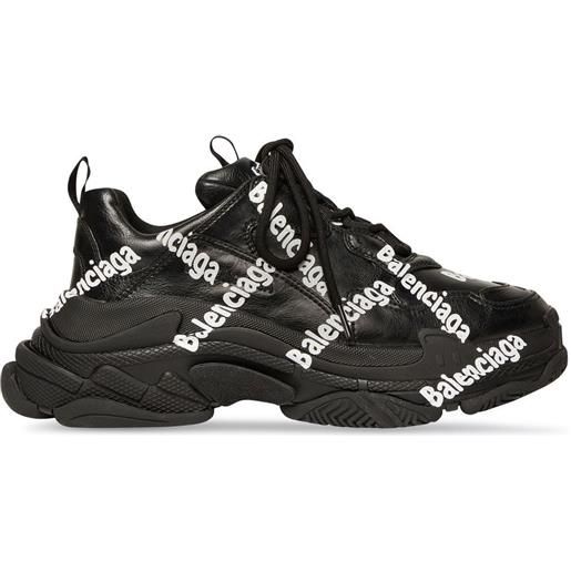 Balenciaga sneakers triple s con logo - nero