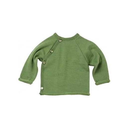Reiff pullover baby in spugna di lana/ seta -col. Verde