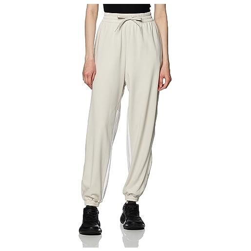 adidas hk2561 pantaloni della tuta, alluminio/bianco, m