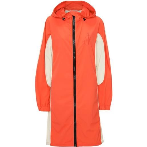 JW Anderson parka con design color-block - rosso