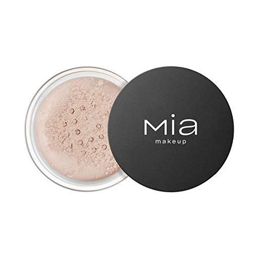 MIA Makeup loose powder cipria minerale in polvere libera, dall'alto potere assorbente (peach)