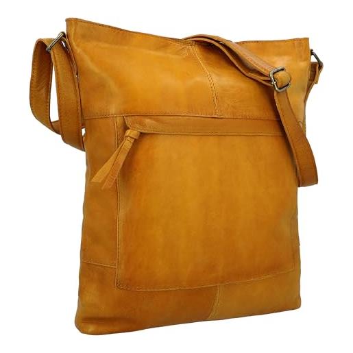 Gusti leather borsa women - maola pherch bacca pacchia percola perchità perchità vintage mustard mustard mustaggio marrone giallo