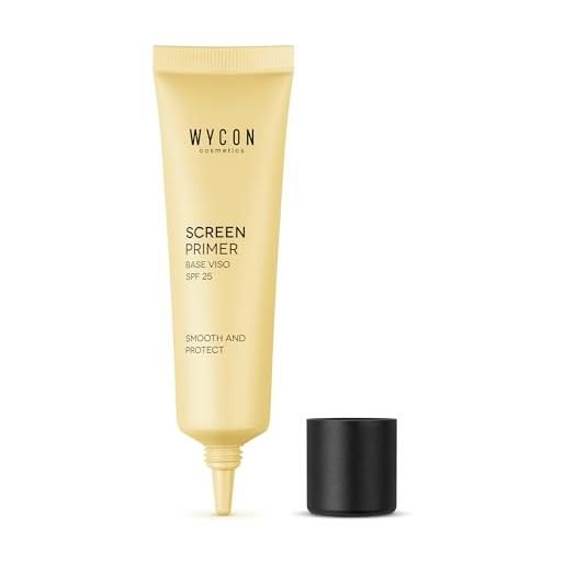 WYCON cosmetics screen primer viso protezione solare spf25, con vitamina e e estratto di lampone - 30 ml