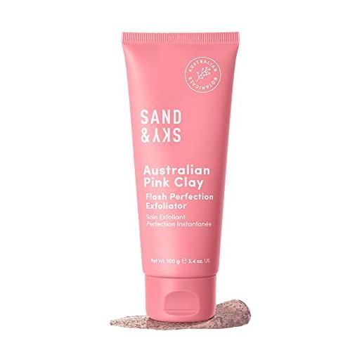 Sand & Sky trattamento flash perfection - esfoliante viso all' argilla rosa australiana