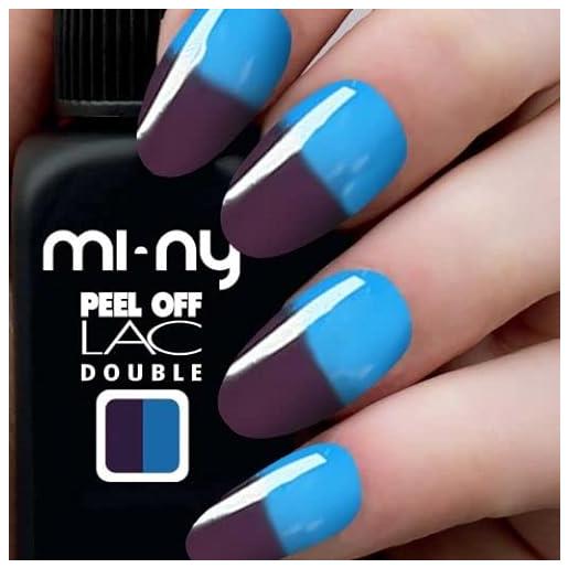 MI-NY peel off lac one step double- thermo change n° 3 very peri & blue 11 ml
