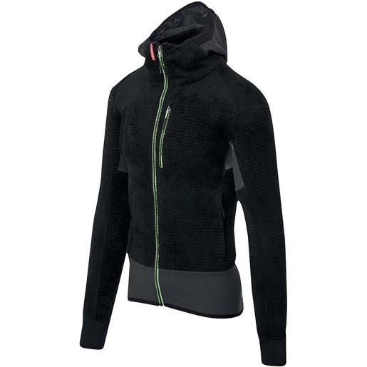 Karpos k-performance h-loft hoodie fleece nero s uomo