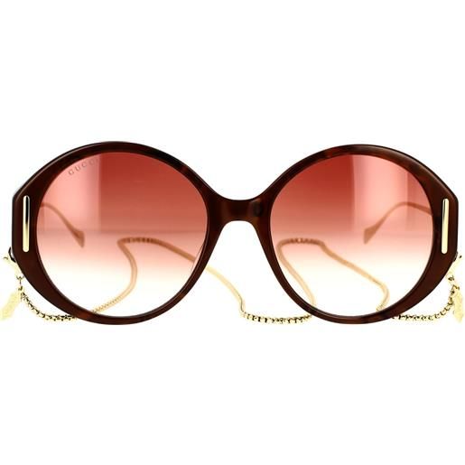 Gucci occhiali da sole Gucci gg1202s 004 con catena
