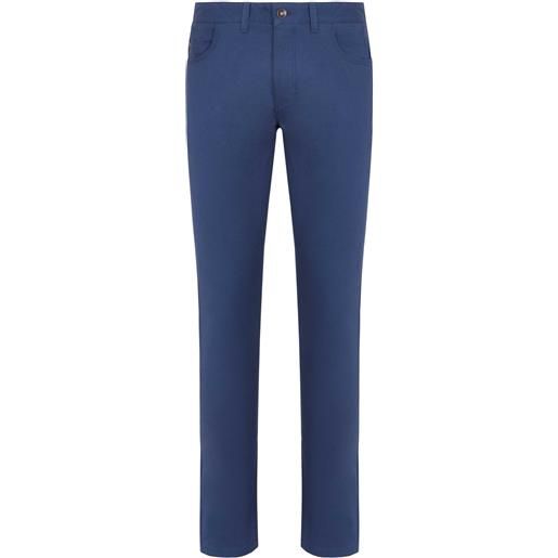 Camicissima pantalone 5 tasche in twill blue