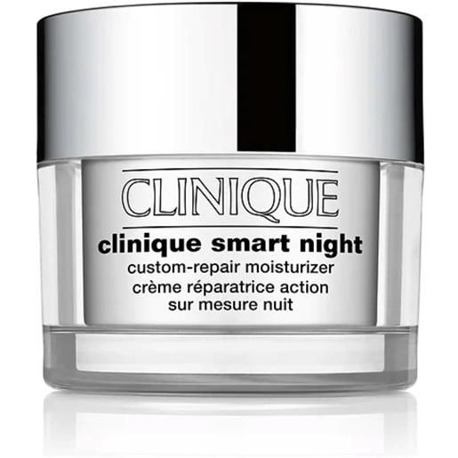 Clinique smart night - crema riparatrice su misura da notte - pelle da arida a normale (tipo 2) 50 ml