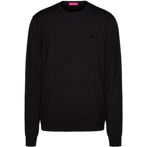 Valentino Garavani maglione con dettaglio borchia - nero
