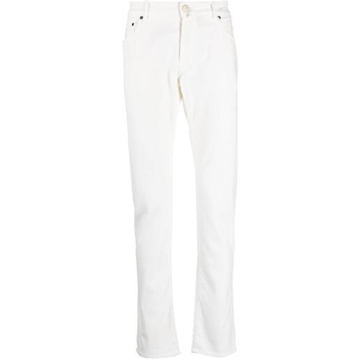 Moorer jeans dritti - bianco