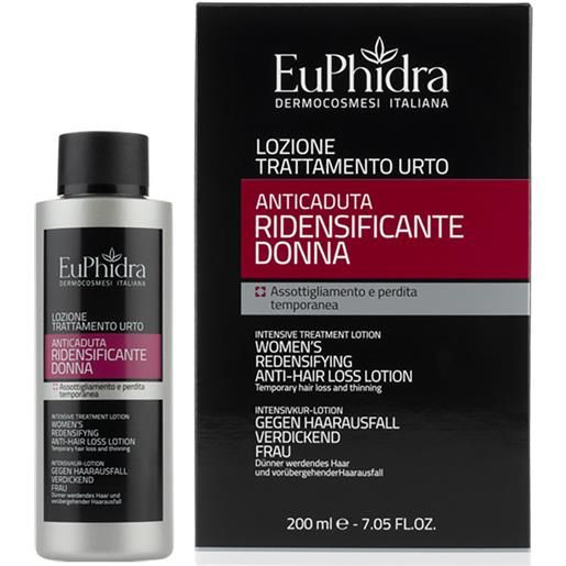 Euphidra lozione anticaduta ridensificante donna 2x100ml trattamento anticaduta capelli