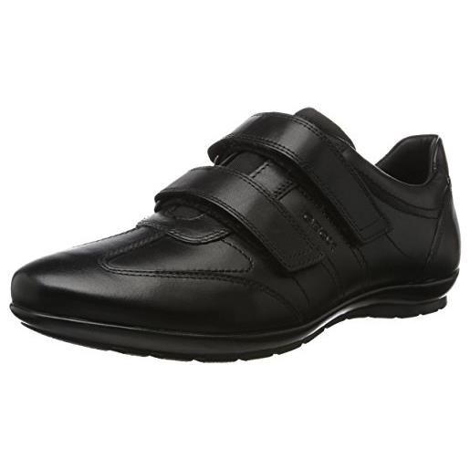 Geox uomo symbol d, scarpe uomo, nero, 41.5 eu