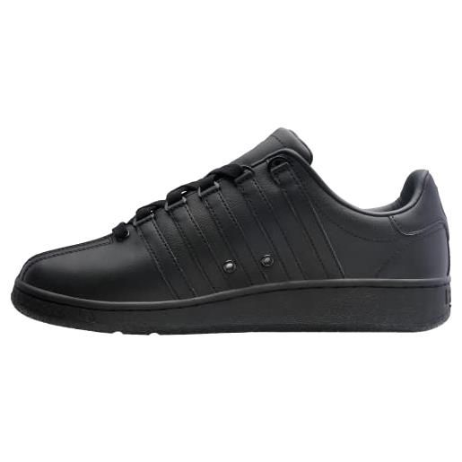 K-Swiss classic vn leather, sneaker uomo, nero, 43 eu