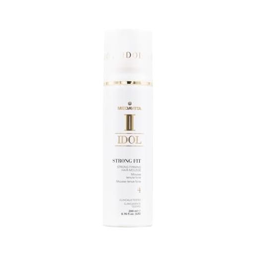 Medavita idol texture strong fit strong firming hair mousse 200ml - mousse tenuta forte