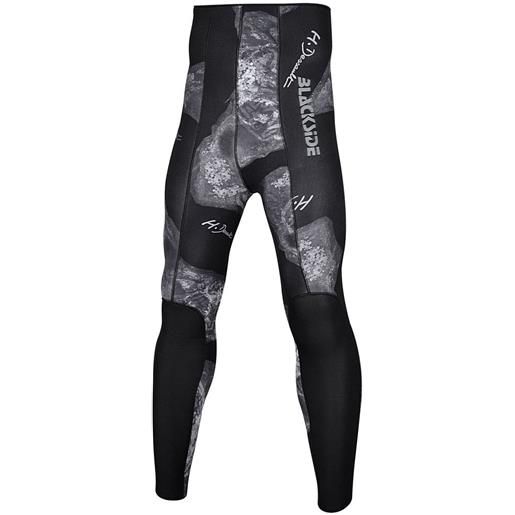 H.dessault By C4 black side 7 mm spearfishing pants nero s