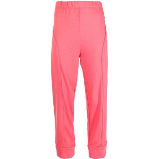 Stella McCartney pantaloni sportivi con vita elasticizzata - rosa