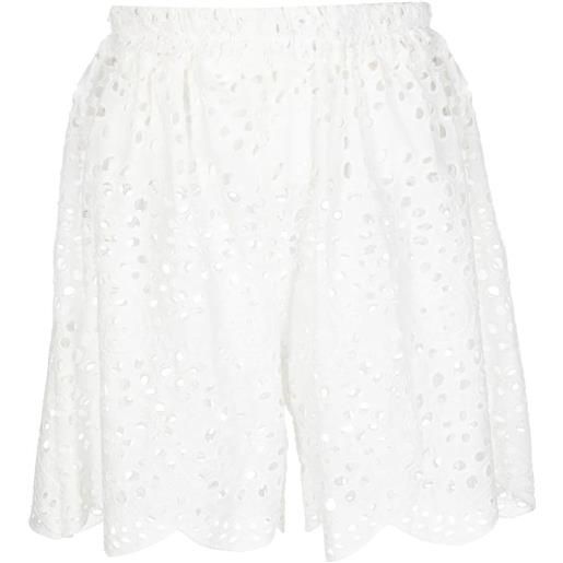 Bambah shorts all'uncinetto - bianco