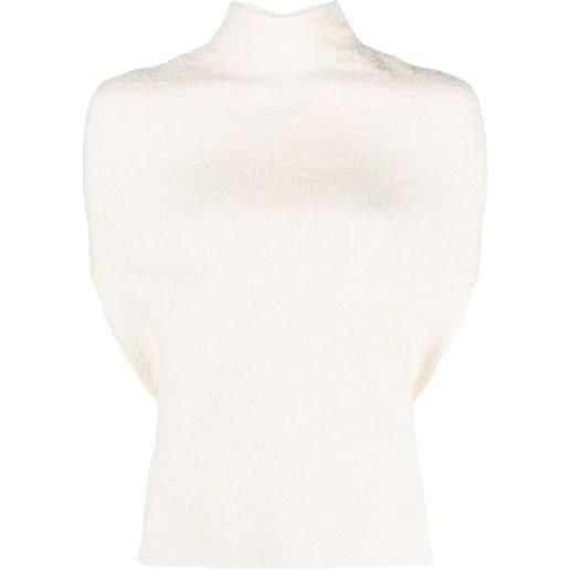 Jil Sander maglione a collo alto - bianco