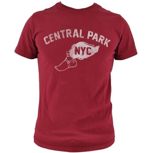 BL'KER t-shirt central park uomo burgundy