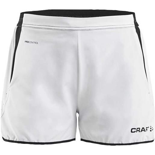 Craft pro control impact shorts bianco xs donna