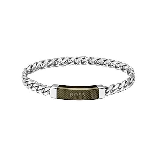 Boss jewelry braccialetto a catena da uomo collezione bennett - 1580262
