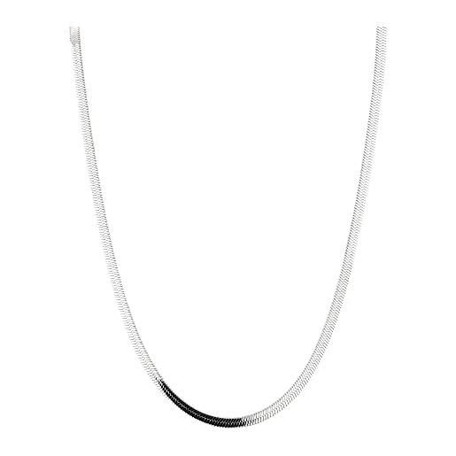 Liebeskind berlin collana, 39 cm, acciaio inossidabile, senza gemme
