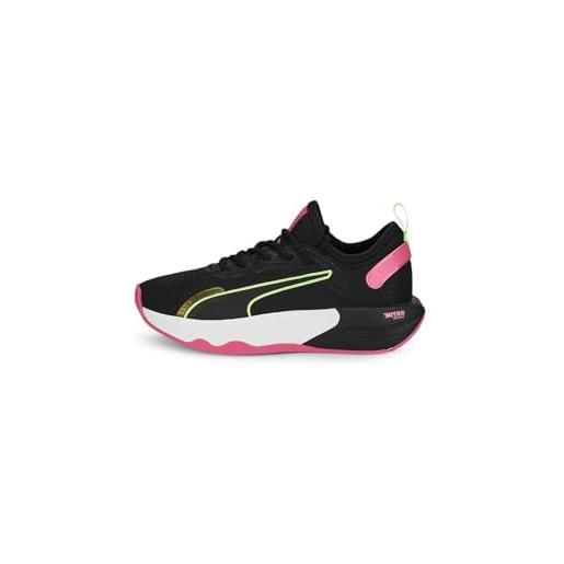 PUMA women's sport shoes pwr xx nitro wn's road running shoes, PUMA white-PUMA black-elektro purple, 38