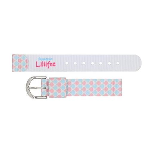 Prinzessin Lillifee princess lillifee cinturino per orologio in tessuto in acciaio inossidabile per bambini ragazze pezzo di ricambio bilancia 18 cm, 2031845