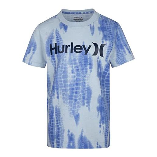 Hurley t-shirt one and only graphic, crystal heather, 10 anni bambini e ragazzi