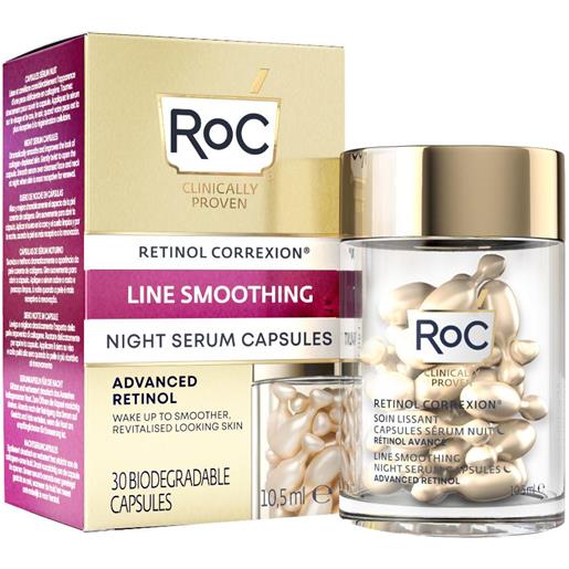 ROC OPCO LLC roc - retinol correxion line smoothing siero viso 30 capsule