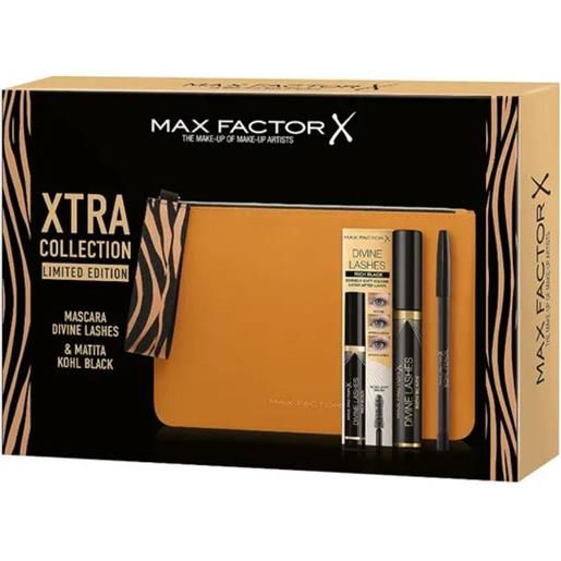 Max Factor kit pochette jungle trend + mascara 8ml + matita occhi kohl kajal