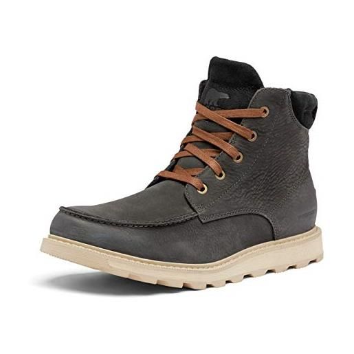 Sorel madson 2 moc toe waterproof, stivaletti uomo, marrone (tobacco), 41.5 eu