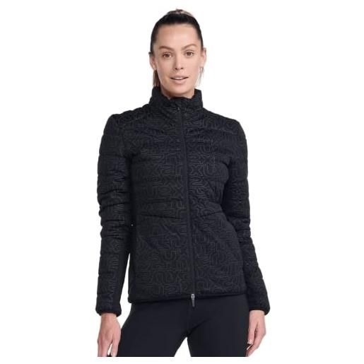 2XU ignition insulation jacket giacca, nero/blu (midnight), l donna