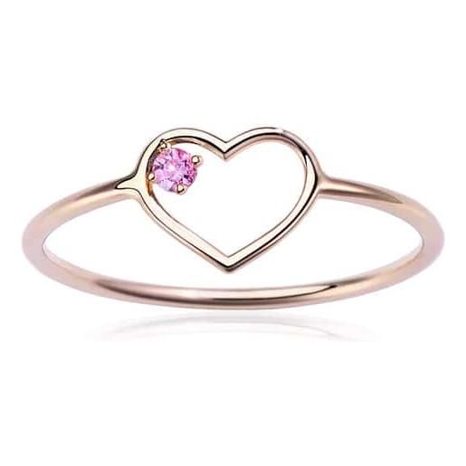 Burato Gioielli anello pink heart