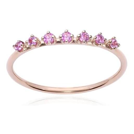 Burato Gioielli anello pink long solitaire